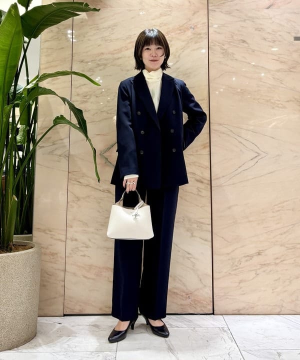 AONO SHIKAMAさんの「BEAMS WOMEN｜ソフト ボクシー ジャケット＊」を使ったコーディネート