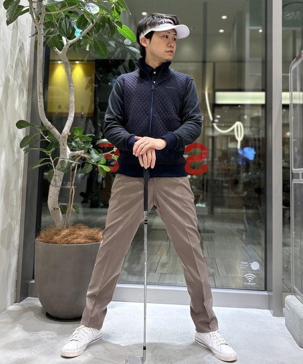 62美品　BEAMS GOLF ダウン　キルティング パンツ　ルコック　フィラ 62美品 BEAMS GOLF ダウン キルティング パンツ ルコック フィラ