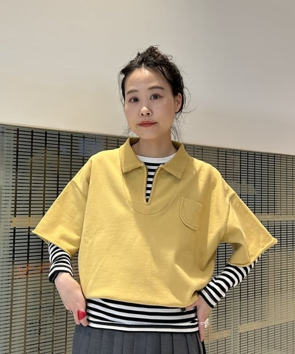 清水 彩乃さんの「BEAMS WOMEN｜ライン ルーズソックス」を使ったコーディネート