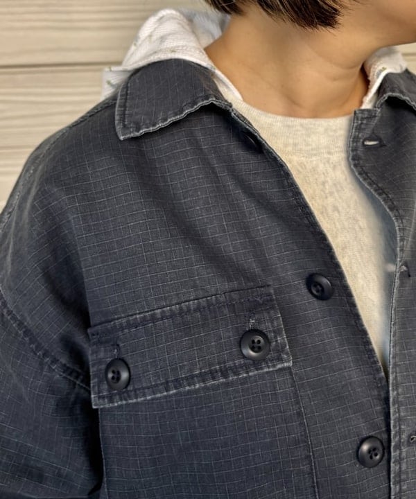 つぼさんの「BEAMS WOMEN｜リップストップ ミリタリー ブルゾン」を使ったコーディネート