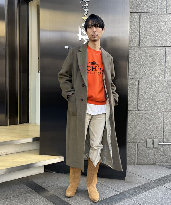 International Gallery BEAMS ロングコート International Gallery BEAMS（1161044） スタイリング