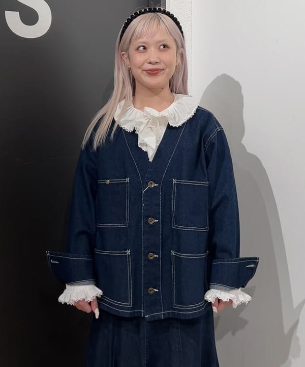 ando naoさんの「BEAMS WOMEN｜デニム エンジニア ジャケット」を使ったコーディネート