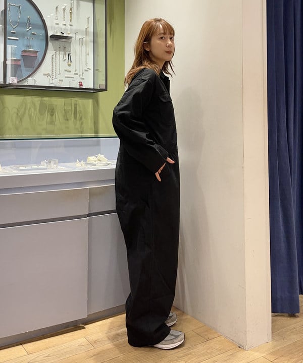 大木さんの「BEAMS WOMEN｜ギミック オールインワン」を使ったコーディネート