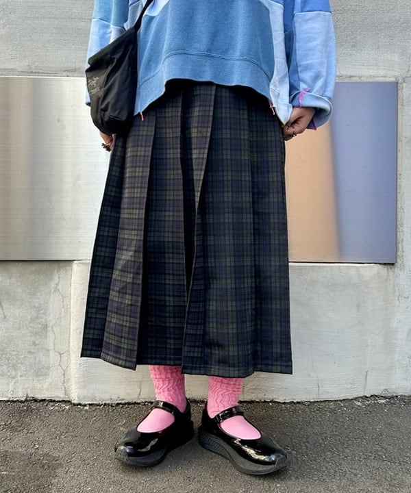 Kyooka Sayakaさんの「BEAMS WOMEN｜BEAMS BOY / フライス 1cm ボーダー」を使ったコーディネート