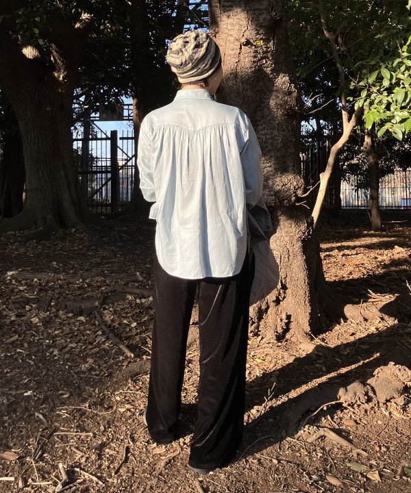 NATSUKIさんの「BEAMS WOMEN｜サテン ウエスタン シャツ」を使ったコーディネート