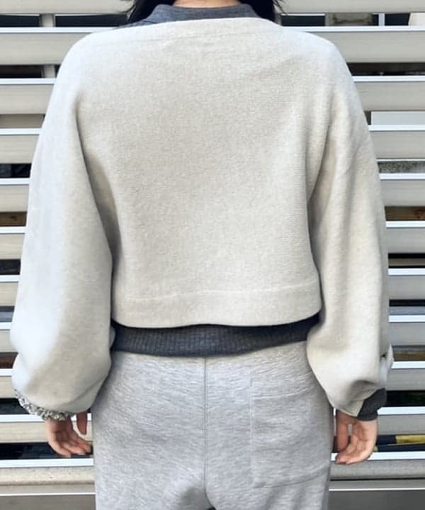 晶さんの「BEAMS WOMEN｜リブ ポロ カーディガン」を使ったコーディネート