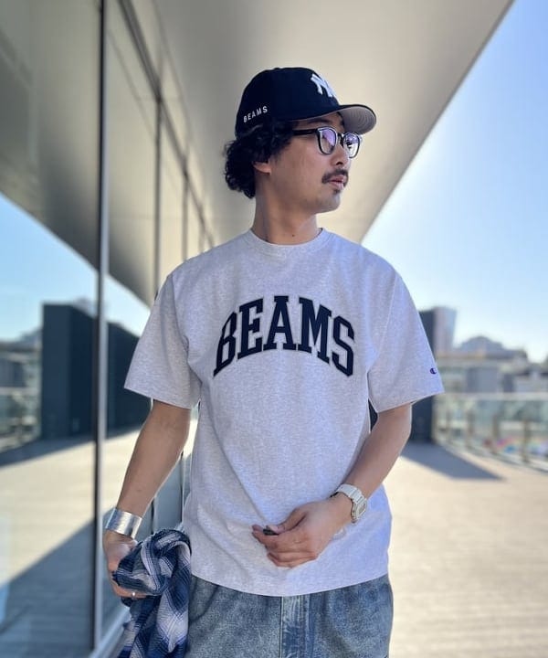 BAKU(東江 漠)さんの「BEAMS WOMEN｜モック プリント ダブルニー スウェットパンツ」を使ったコーディネート