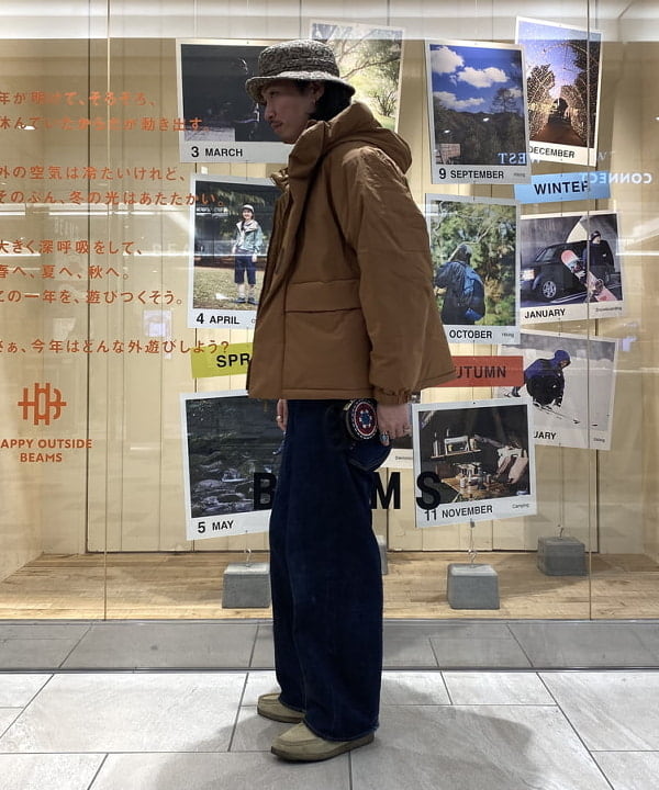 植木 竜也さんの「BEAMS WOMEN｜Dermizax (TM) リバーシブル ダウンジャケット」を使ったコーディネート