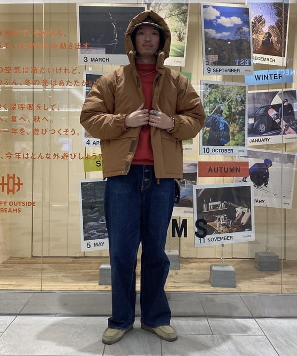 植木 竜也さんの「BEAMS WOMEN｜Dermizax (TM) リバーシブル ダウンジャケット」を使ったコーディネート