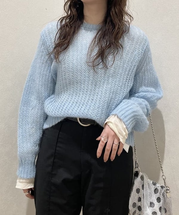 reiさんの「BEAMS WOMEN｜メタル メッシュ チェーン バッグ」を使ったコーディネート