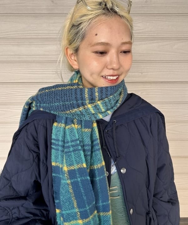 MATSUMOTO AMIさんの「BEAMS WOMEN｜ナイロン キルティング フード コート」を使ったコーディネート