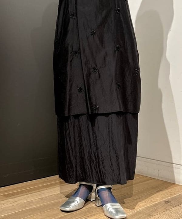 佐藤 亜美さんの「BEAMS WOMEN｜ジャカード 中綿 スタンド ブルゾン」を使ったコーディネート