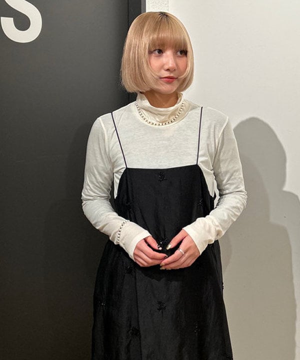 佐藤 亜美さんの「BEAMS WOMEN｜ジャカード 中綿 スタンド ブルゾン」を使ったコーディネート