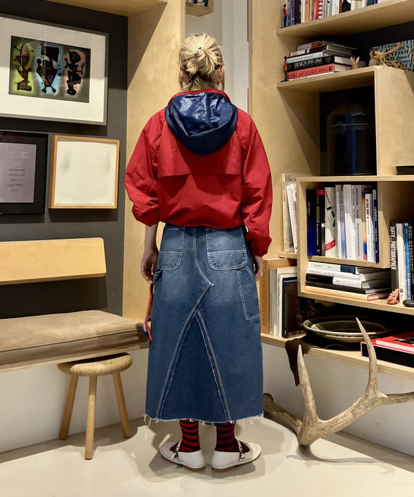 小原 もこさんの「BEAMS WOMEN｜ナイロン パッカブル フード ジャケット」を使ったコーディネート