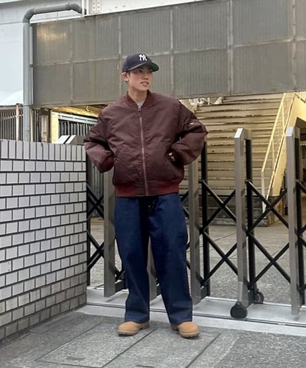 あがりえ ひゅうがさんの「リラックスフィット THERMOLITE(R) MA-1 （撥水）」を使ったコーディネート
