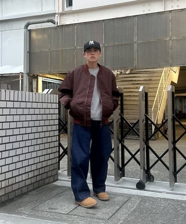 あがりえ ひゅうがさんの「リラックスフィット THERMOLITE(R) MA-1 （撥水）」を使ったコーディネート