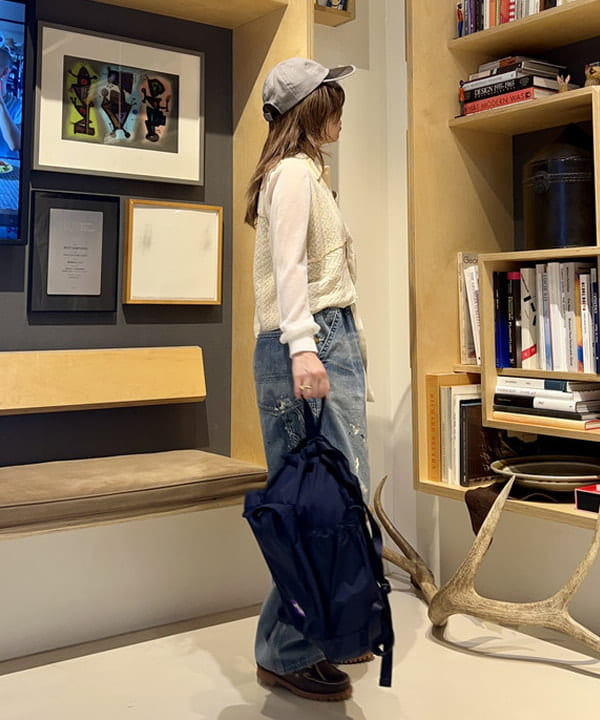 ナツハさんの「BEAMS WOMEN｜maturely / オープン ワーク レイヤード カーディガン」を使ったコーディネート