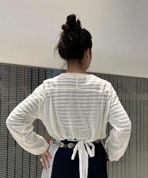 清水 彩乃さんの「BEAMS WOMEN｜ダブルニー タイト スカート」を使ったコーディネート