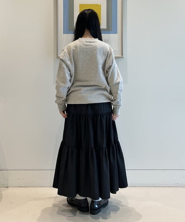 清水 彩乃さんの「BEAMS WOMEN｜BEAMS クルーネック スウェット」を使ったコーディネート