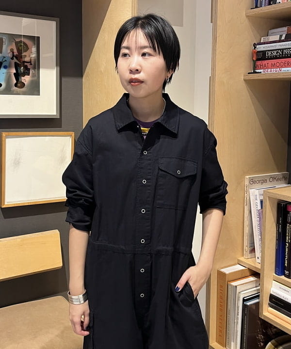 ミナミマリコさんの「BEAMS WOMEN｜ユーケー ボイラースーツ」を使ったコーディネート