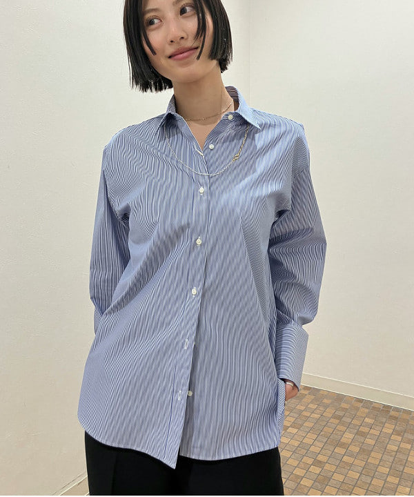 NATSUKIさんの「BEAMS WOMEN｜ベーシック オーバーシャツ」を使ったコーディネート