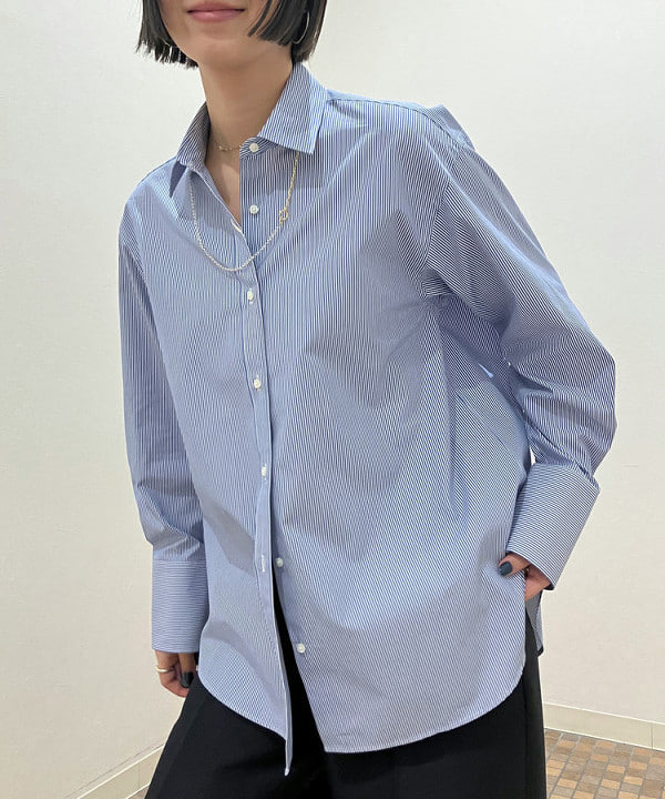 NATSUKIさんの「BEAMS WOMEN｜ベーシック オーバーシャツ」を使ったコーディネート