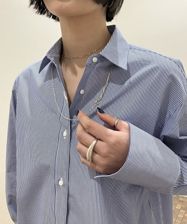 NATSUKIさんの「BEAMS WOMEN｜ベーシック オーバーシャツ」を使ったコーディネート