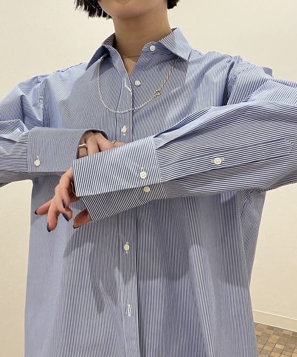 NATSUKIさんの「BEAMS WOMEN｜ベーシック オーバーシャツ」を使ったコーディネート