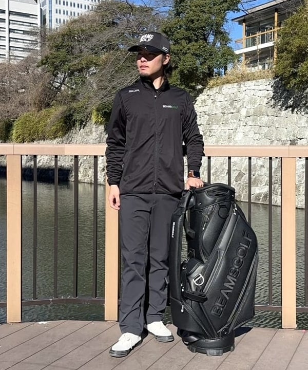 ビームスゴルフ メンズ　サイズM BEAMS GOLF（ビームス ゴルフ）ORANGE LABEL / フレックスドライ