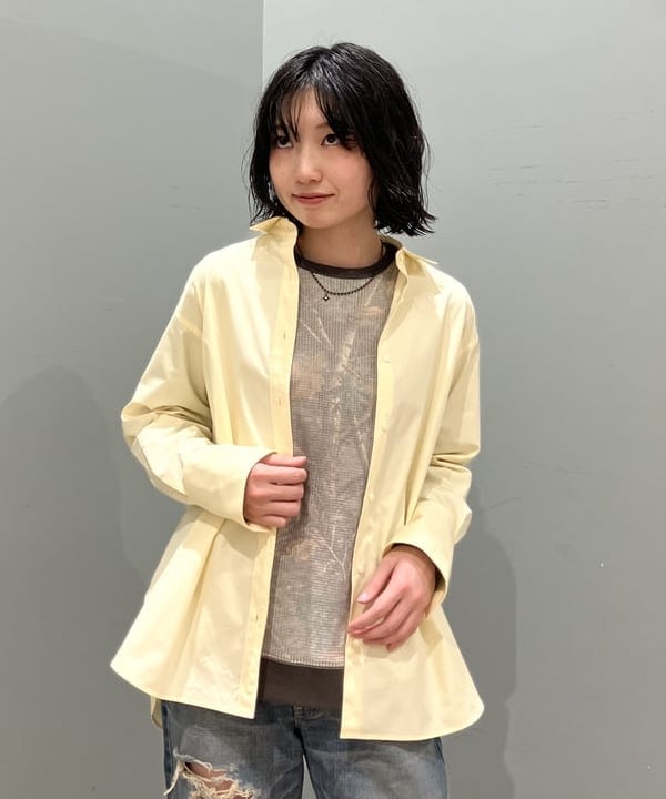 加歩さんの「BEAMS WOMEN｜【別注】Champion / ツリー サーマル Tシャツ」を使ったコーディネート