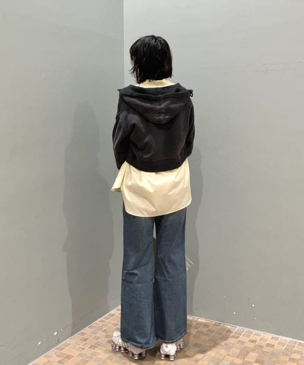 加歩さんの「BEAMS WOMEN｜【別注】Champion / ツリー サーマル Tシャツ」を使ったコーディネート