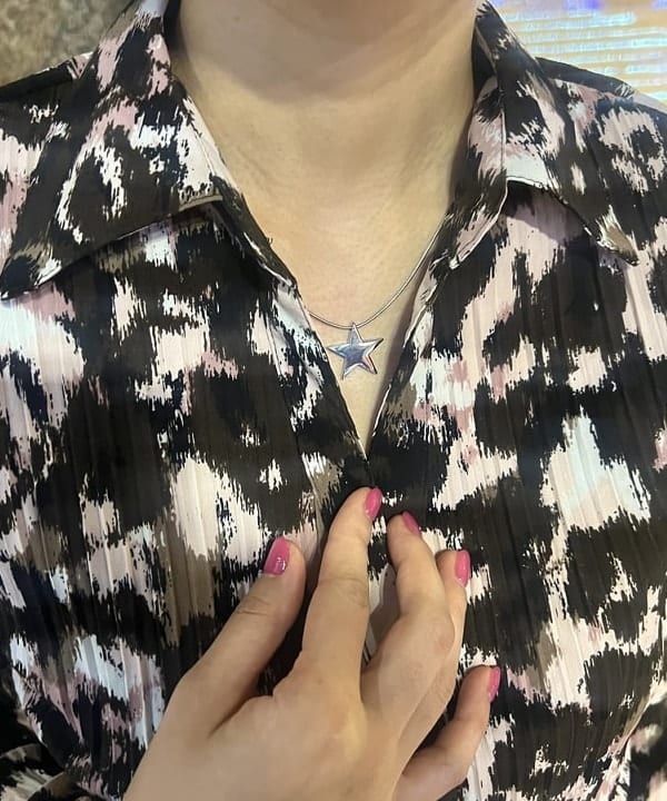 あさひさんの「BEAMS WOMEN｜スター スネークチェーン ネックレス」を使ったコーディネート