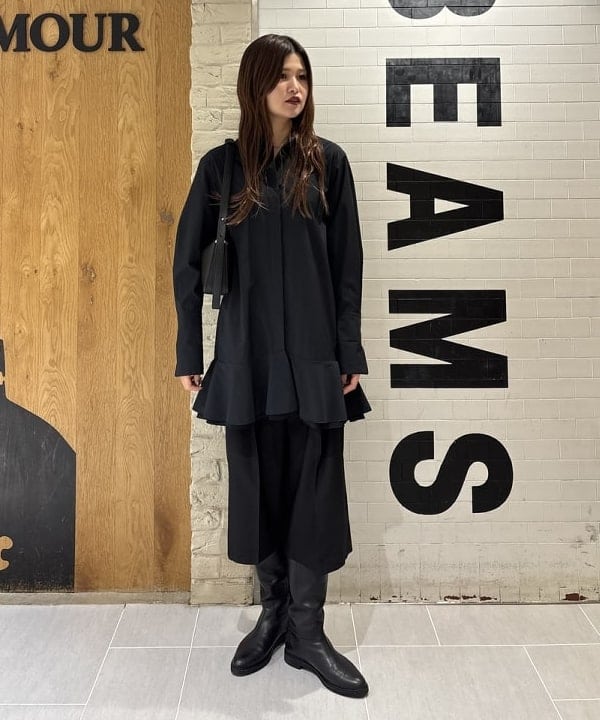 CHIHIROさんの「BEAMS WOMEN｜ウェイビー フェイクファー ジレ」を使ったコーディネート
