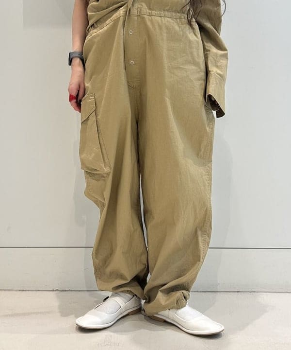 清水 彩乃さんの「BEAMS WOMEN｜オープン ワーク ポロ」を使ったコーディネート