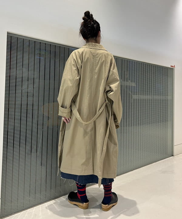 清水 彩乃さんの「BEAMS WOMEN｜ソロテックス バルマカンコート」を使ったコーディネート