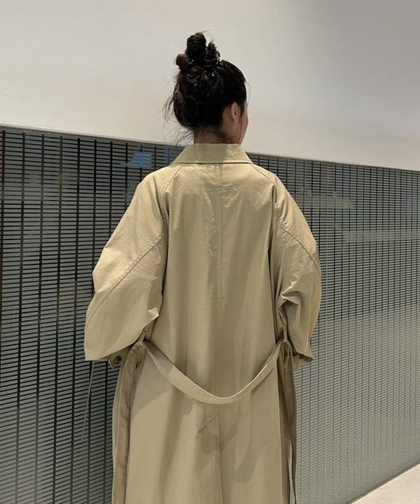 清水 彩乃さんの「BEAMS WOMEN｜ソロテックス バルマカンコート」を使ったコーディネート