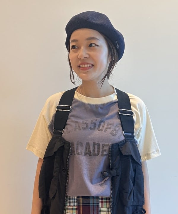 ナガオカ サキさんの「BEAMS WOMEN｜ナイロン フィッシング ベスト アレンジ ワンピース」を使ったコーディネート