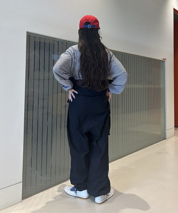 清水 彩乃さんの「BEAMS WOMEN｜スウィッチ ボーダー ロングスリーブ」を使ったコーディネート