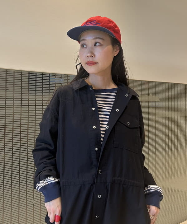 清水 彩乃さんの「BEAMS WOMEN｜スウィッチ ボーダー ロングスリーブ」を使ったコーディネート