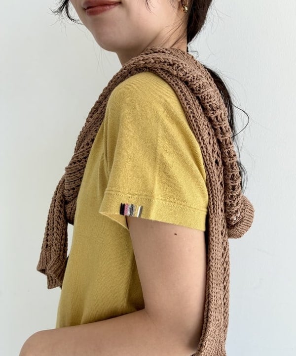 中丸　栞さんの「BEAMS WOMEN｜B SIDES / RELAXED CUFFED LASSO デニムパンツ JANE WASH」を使ったコーディネート