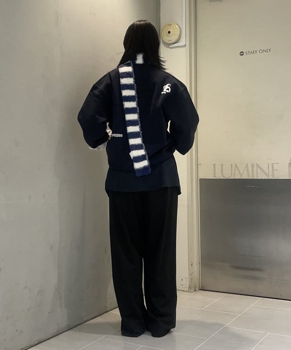 rinnaさんの「BEAMS WOMEN｜スリム 柄 マフラー」を使ったコーディネート