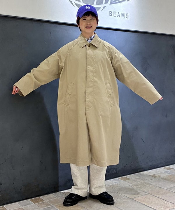 木村 梨香さんの「BEAMS WOMEN｜ストライプ クレイジー ボタンダウン ロングスリーブ」を使ったコーディネート