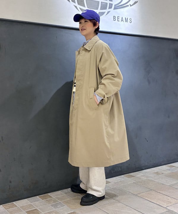 木村 梨香さんの「BEAMS WOMEN｜ストライプ クレイジー ボタンダウン ロングスリーブ」を使ったコーディネート