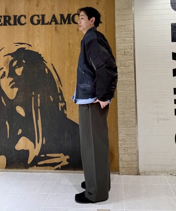 藤井 倖輝さんの「BEAMS WOMEN｜【ワイドフィット】クレイジー MA-1」を使ったコーディネート