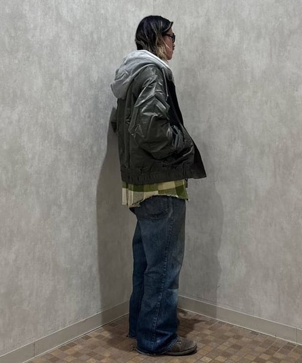 Ryohei Takataさんの「BEAMS WOMEN｜フード チェック ネルシャツ」を使ったコーディネート