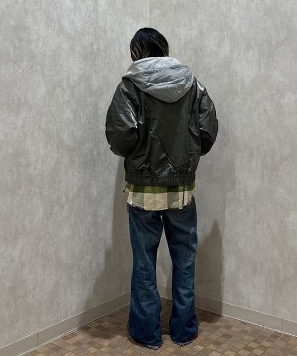 Ryohei Takataさんの「BEAMS WOMEN｜フード チェック ネルシャツ」を使ったコーディネート