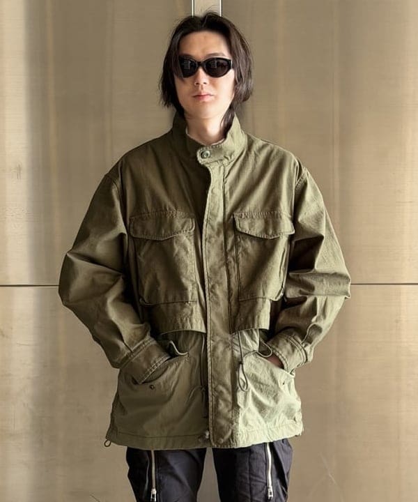 うえきんぐさんの「M65 レイヤード ジャケット【ワイドフィット】」を使ったコーディネート