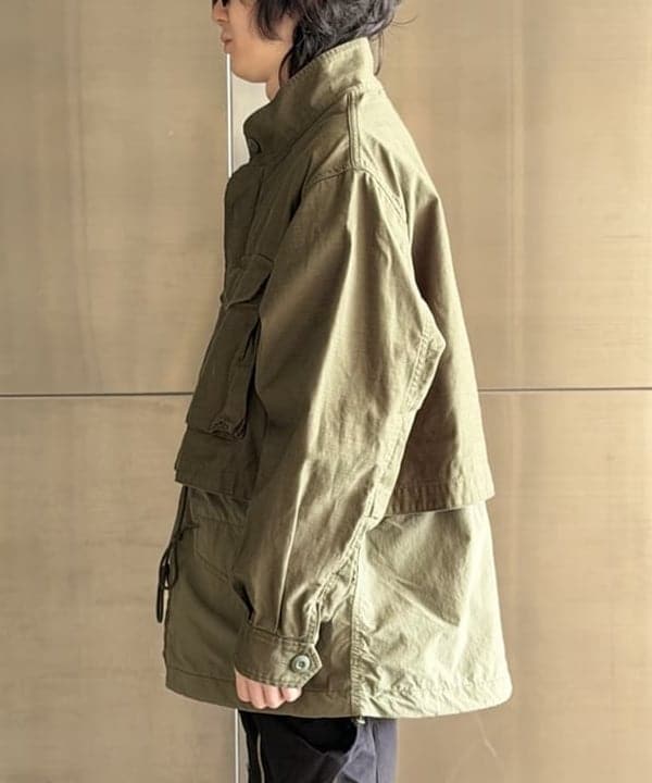 うえきんぐさんの「M65 レイヤード ジャケット【ワイドフィット】」を使ったコーディネート