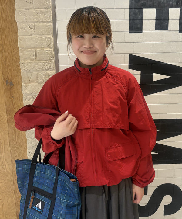 大石彩可さんの「BEAMS WOMEN｜【別注】GREGORY / VINTAGE SIMPLE TOTE CHECK」を使ったコーディネート