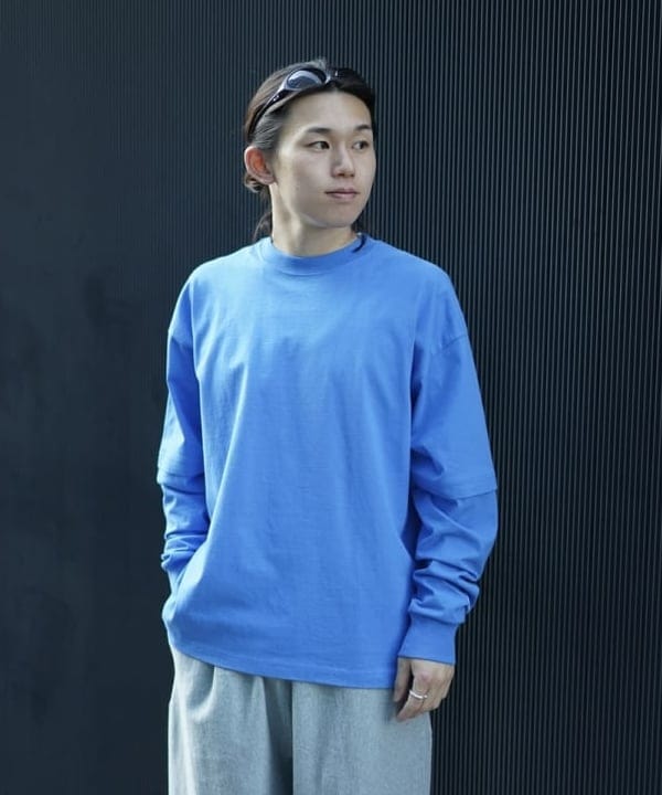 寺田 昌容さんの「BEAMS WOMEN｜【別注】Champion / フェイク レイヤード ロングスリーブ Tシャツ」を使ったコーディネート
